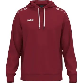 Pánská móda JAKO ONE mikina s kapucí vínová