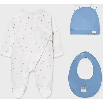 Kojenecký overall Kojenecké bavlněné dupačky Mayoral Newborn 9979.1A.Newborn.9BYA modrá 55X, vel. 80