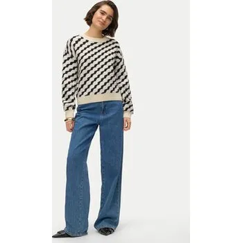 Dámský svetr Vero Moda Svetr Lara 10310862 Béžová Regular Fit XS