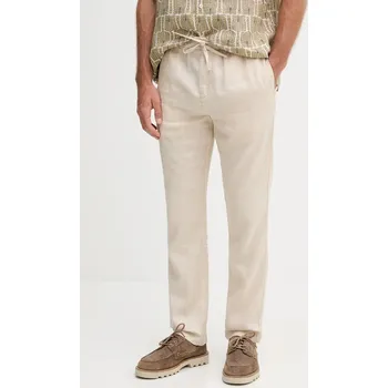 Pánské kalhoty Lněné kalhoty Frescobol Carioca 1240.368 béžová 01X, vel. 30