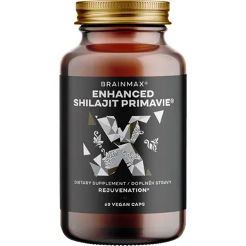 Přírodní produkt BrainMax Enhanced Shilajit Primavie 500 mg 60 cps.