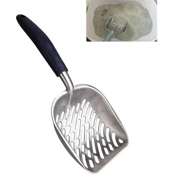 Kosmetika pro kočku Yulakes lopatka na kočičí stelivo, lopatka na písek a odpadky pro domácí mazlíčky s pohodlnou