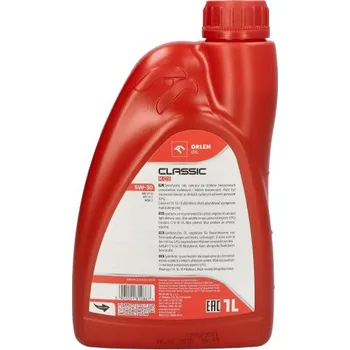 Motorový olej ORLEN Motorový olej CLASSIC (1 l) 5W30 SN