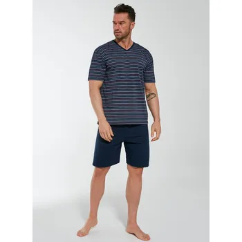 Pánská noční košile CORNETTE Pyžamo pánské 330/33 KR Barva: 330/33, Velikost: M