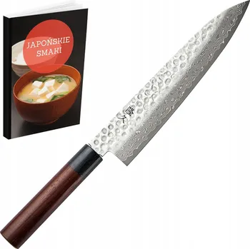 Kuchyňský nůž Takahisa Damaškový Gyuto 21 cm Růžové dřevo VG-10 Japonský nůž šéfkuchaře