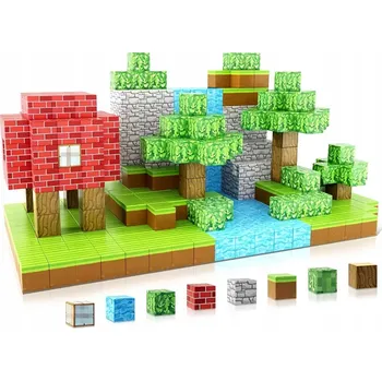 ostatní stavebnice SADA 100 MAGNETICKÝCH KUSŮ STAVEBNICE PRO DĚTI