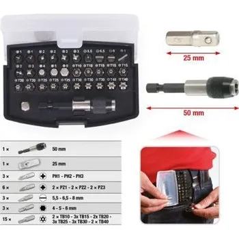 Bit Set, šroubovák-nástavec (bity) KS TOOLS 911.2060