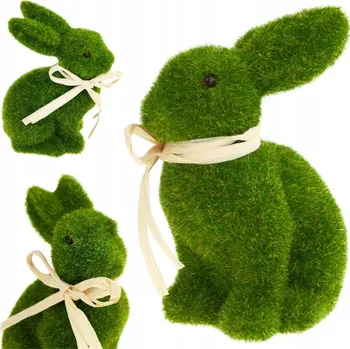 Velikonoční dekorace Velikonoční figurka plast zajíc 16 cm