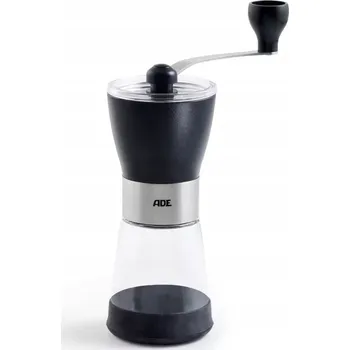 Kuchyňský mlýnek Ruční mlýnek ADE sklo 65 g bezbarvý, černý
