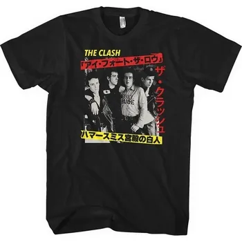 Pánské tričko The Clash Kanji Black 2XL Tričko