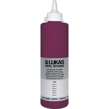 Vodová barva Lukas Cryl Studio Plastic Bottle Akrylová barva Mauve 500 ml 1 ks