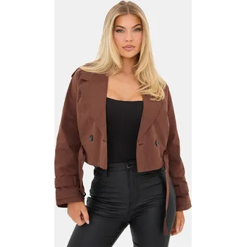 Dámská vesta Bunda I Saw It First Brown 2944946 16 (XL)