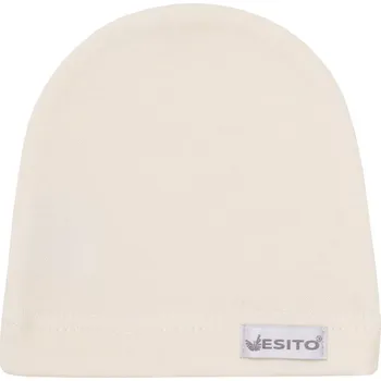 Kojenecká čepice Esito Saporka kojenecká 96% bavlna - 3 barvy Barva: smetanová, Velikost: 68