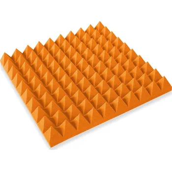 Příslušenství ke zvukové technice Mega Acoustic PA-PMP7-O-50x50x7 Orange Absorpční penový panel