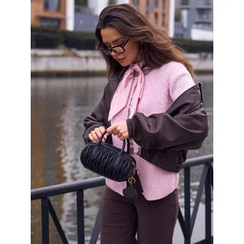 Kabelka Sinsay - Malá strukturovaná crossbody kabelka - černá - 209GK-99X - 209GK-99X-ONE