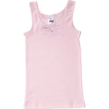 Dívčí spodní prádlo Pleas dívčí košilka Essential 081025 Růžová 116