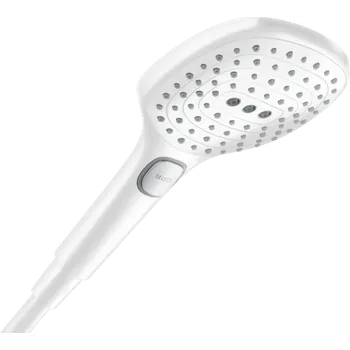 Hansgrohe RAINDANCE SELECT E 3JET ruční sprcha 120x120 mm, 3 proudy, AirPower, matná bílá