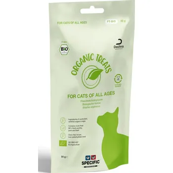 Krmivo pro kočku SPECIFIC FT-BIO Organic Treats for cats 50g