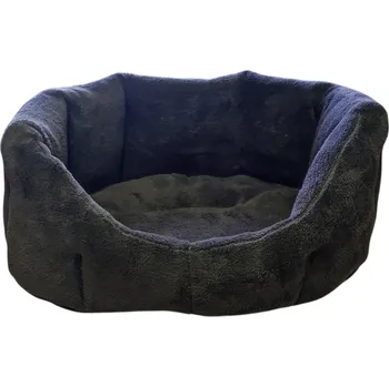 Pelíšek pro psa Pelech pro domácí mazlíčky - šedohnědý fleece - 45 x 30 cm