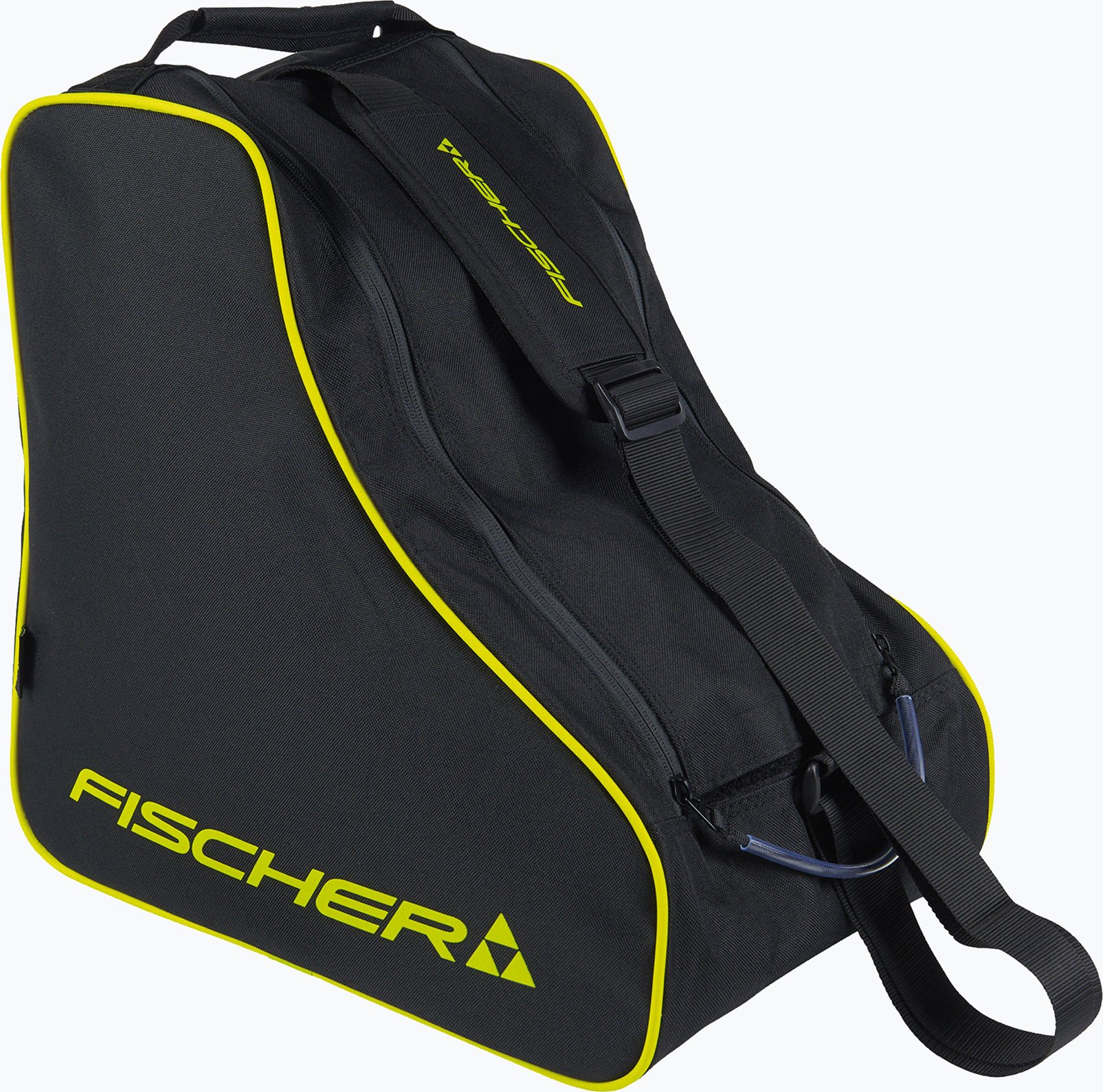 Sac à Chaussures Fischer Nordic Eco - 100% Polyester, Double Fermeture éclair, Poche Filet, Bandoulière Rembourrée, Pliable (taille Unique)