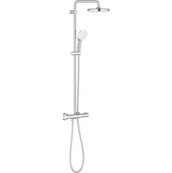 Grohe TEMPESTA SYSTEM 210 sprchový set s termostatickou baterií, horní sprcha, ruční sprcha, tyč, hadice, Water Saving, chrom