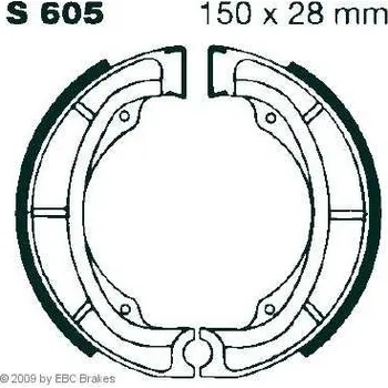 Brzdový komplet EBC S 605 brzdové pakny čelisti na motorku