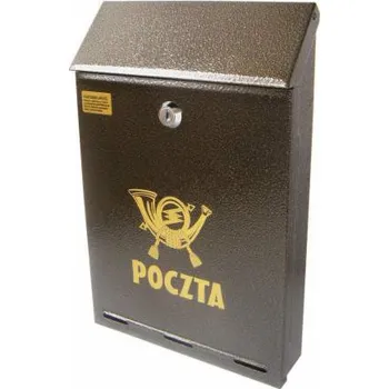 Poštovní schránka NoName Starozlatá poštovní schránka A4