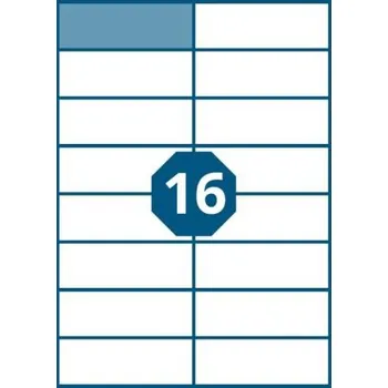 Samolepící etiketa Etikety KZK A4 105,0 x 37,0 16ks