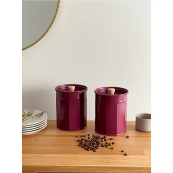 Dóza na potraviny Sinsay - Nádoba na potraviny s víkem - tmavě fialová - 060GN-49X - 060GN-49X-ONE