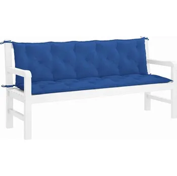 Podsedák vidaXL Podušky na zahradní lavici 2 ks oxfordská látka [315038] Barva: krémová