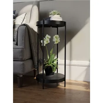 Stojan na květiny Sinsay - Dvouúrovňový železný stojan na květiny - černá - 023EQ-99X - 023EQ-99X-ONE-1