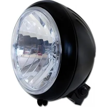 Osvětlení pro motocykl HSM Přední světlo na motorku Groove 7' černé, Bates style