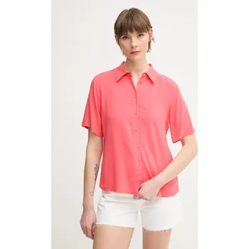 Pánská košile Košile United Colors of Benetton 5WPWDQ0B1 růžová 42X, vel. XL