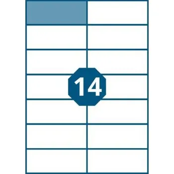 Samolepící etiketa Etikety KZK A4 105,0 x 42,4 14ks