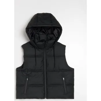 Dámská vesta Sinsay - Vesta s&nbsp;kapucí - černá - 547FH-99X - 547FH-99X-XXS