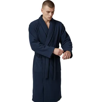 Pánský župan Vn.Lot Pánský tmavě modrý froté župan Barva: Modrá, Velikost: 6XL