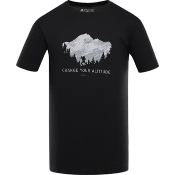 Alpine Pro BOLEN 2 ČERNÁ PÁNSKÉ RYCHLESCHNOUCÍ TRIKO S COOL DRY S