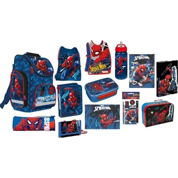 Školní batoh Školní set sada Spiderman 13 ks ŠKOLNÍ BATOH aktovka