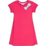 Winkiki Dívčí letní šaty s mašličkou - Růžová/Žlutá Barva: Růžová, Velikost: 110