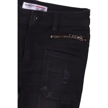 Chlapecké kalhoty Minoti Chlapecké džínové kalhoty Barva: Černá, Velikost: 110-116