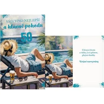 MFP přání k narozeninám 50 M11-603 T PRANI_T_2477