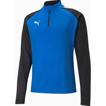 Chlapecká mikina Dětská mikina PUMA TeamLiga 1/4 Zip training Top JR modrá Velikost: 152