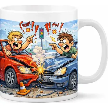 Hrnek s potiskem 330 ml bouračka CZ