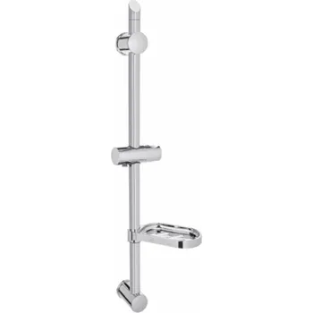 Mýdlenka Invena Kos 65,5 cm s miskou na mýdlo chrom (AU-21-K01)