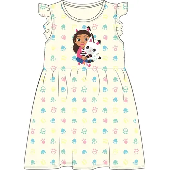 Dívčí šaty Kiddee Šaty Gábinin kouzelný domek Barva: Žlutá, Velikost: 116