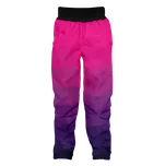 Wamu Softshellové kalhoty mozaika fialová Velikost: 98-104