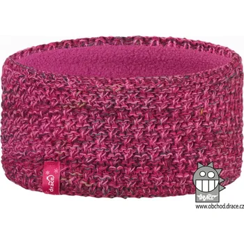 Čelenka Dráče Pletená čelenka Rigi 23 s mikroflízem - Dámská Velikost: 56-58