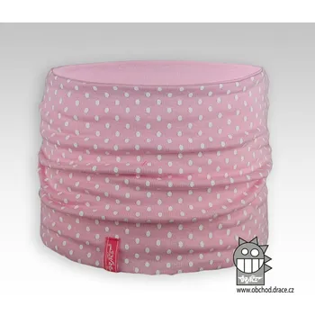 Nákrčník Dráče Nákrčník puntíky - růžová (vel. 1,2) Velikost: 1
