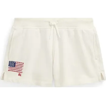 Pánská móda Bavlněné šortky Polo Ralph Lauren 313971139001 bílá 00X, vel. 130-134