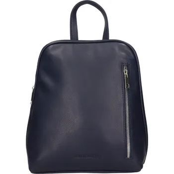 Městský batoh Kožený dámský batoh SendiDesign Makka - tmavě modrá